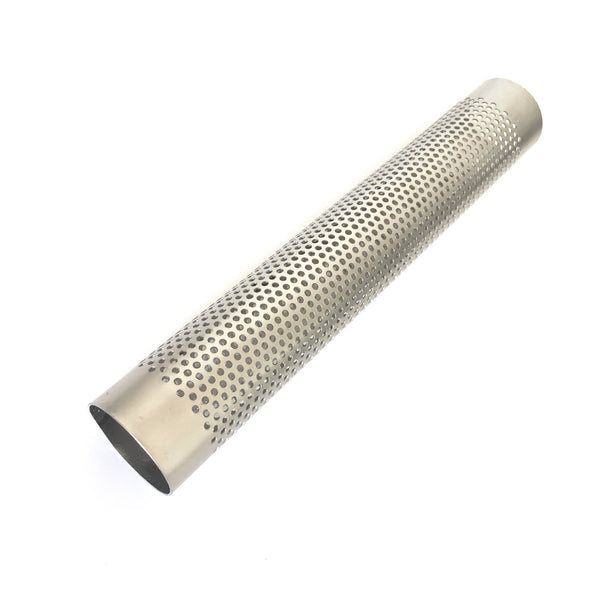 2" Titanium Perforated Punch Tube 12" OAL 1mm/.039"