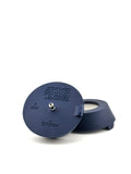 TIG Aesthetics Midnight Blue silicone 4 inch NPS pipe purge plug pair, not installed. designed for industrial pipe welding and gas-purge applications