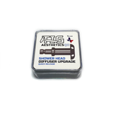 shower head diffusers product packaging closed box top view