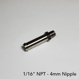 Threaded Titanium NPT Hose Barb Fitting