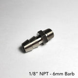 Threaded Titanium NPT Hose Barb Fitting