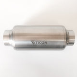 3" Titanium Race Muffler 12" OAL