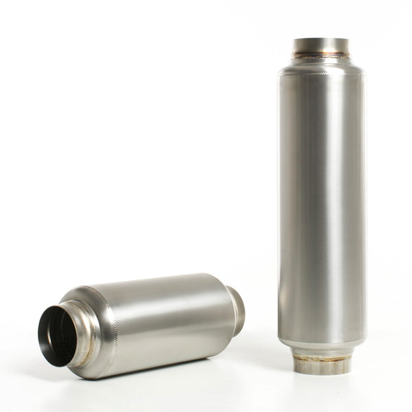 2.5" Titanium Race Muffler 12" OAL