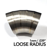 Pre Welded Pie Cuts - Loose Radius - 1mm/.039"