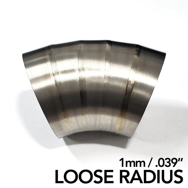 Pre Welded Pie Cuts - Loose Radius - 1mm/.039"