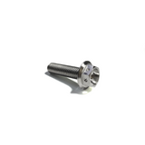 M5 Flanged 6 Point Drilled Hex Titanium Bolt - 6Al4V / GR5