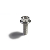 M10 Flanged 6 Point Drilled Hex Titanium Bolt - 6Al4V / GR5