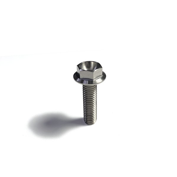 M8 Flanged 6 Point Hex Titanium Bolt - 6Al4V / GR5